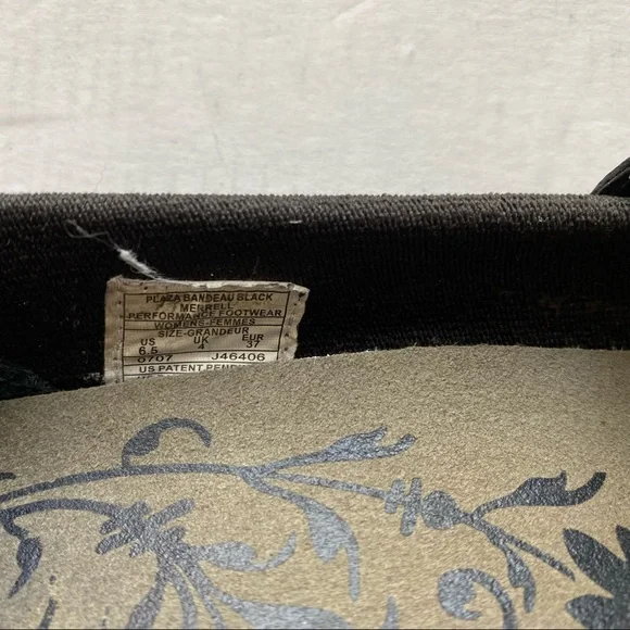 Merrell Plaza Bandeau Maryjane Black Performance Footwear Size 6.5 - Picture 5 of 7